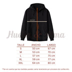 Campera con capucha bordada con tu foto