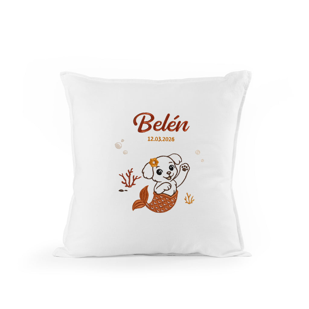 Almohadón Sirena P Bordado Personalizado