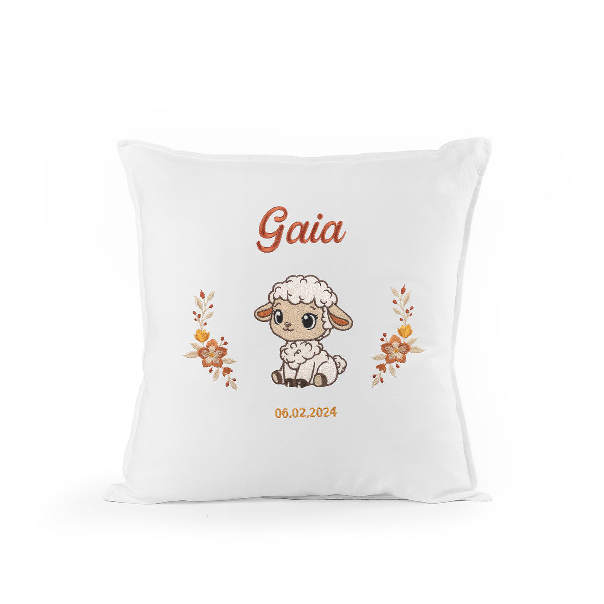 Almohadón Oveja Premium Bordado Personalizado