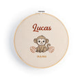 Bastidor Mono Personalizado con Nombre y Fecha