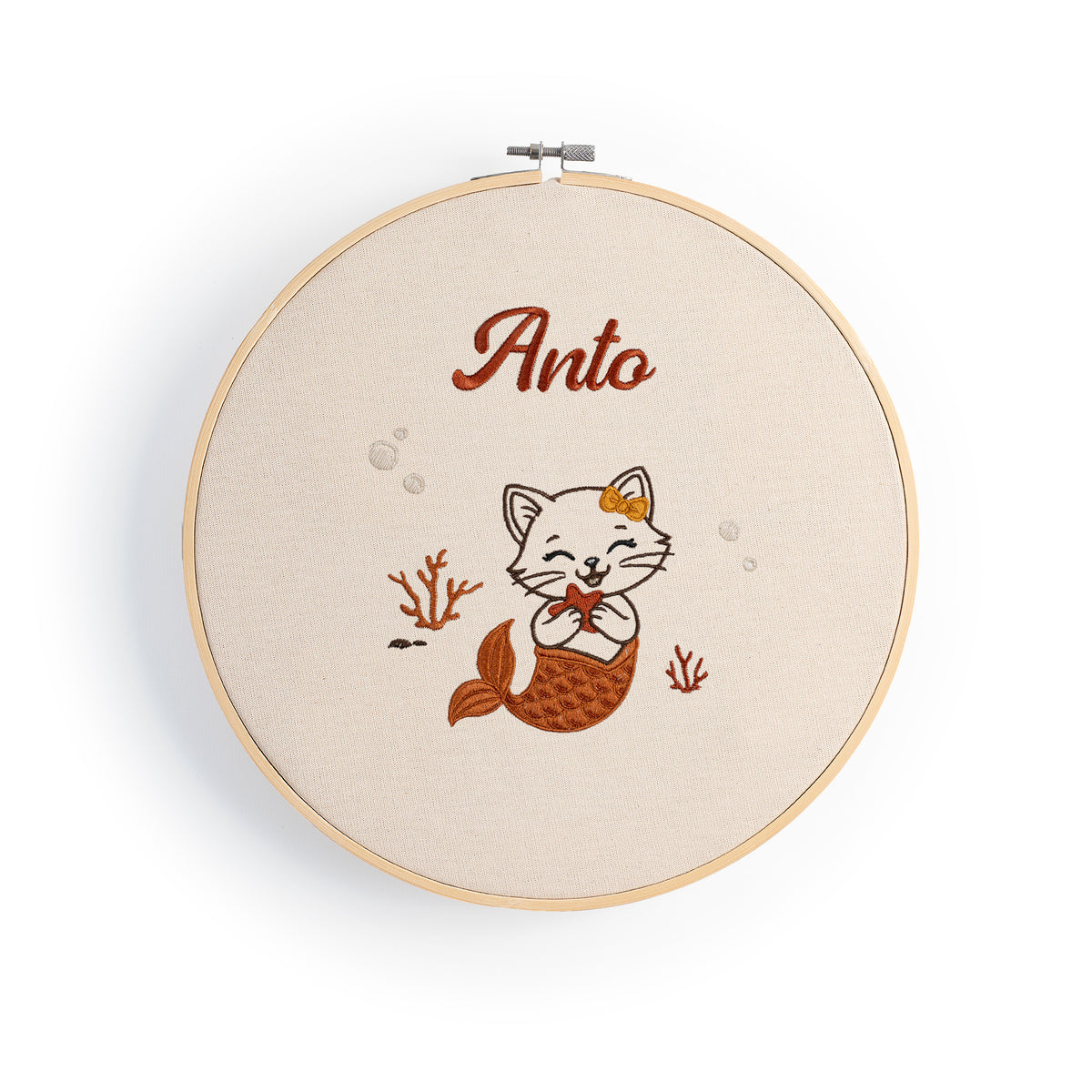 Bastidor G Sirena Personalizado con Nombre y Fecha