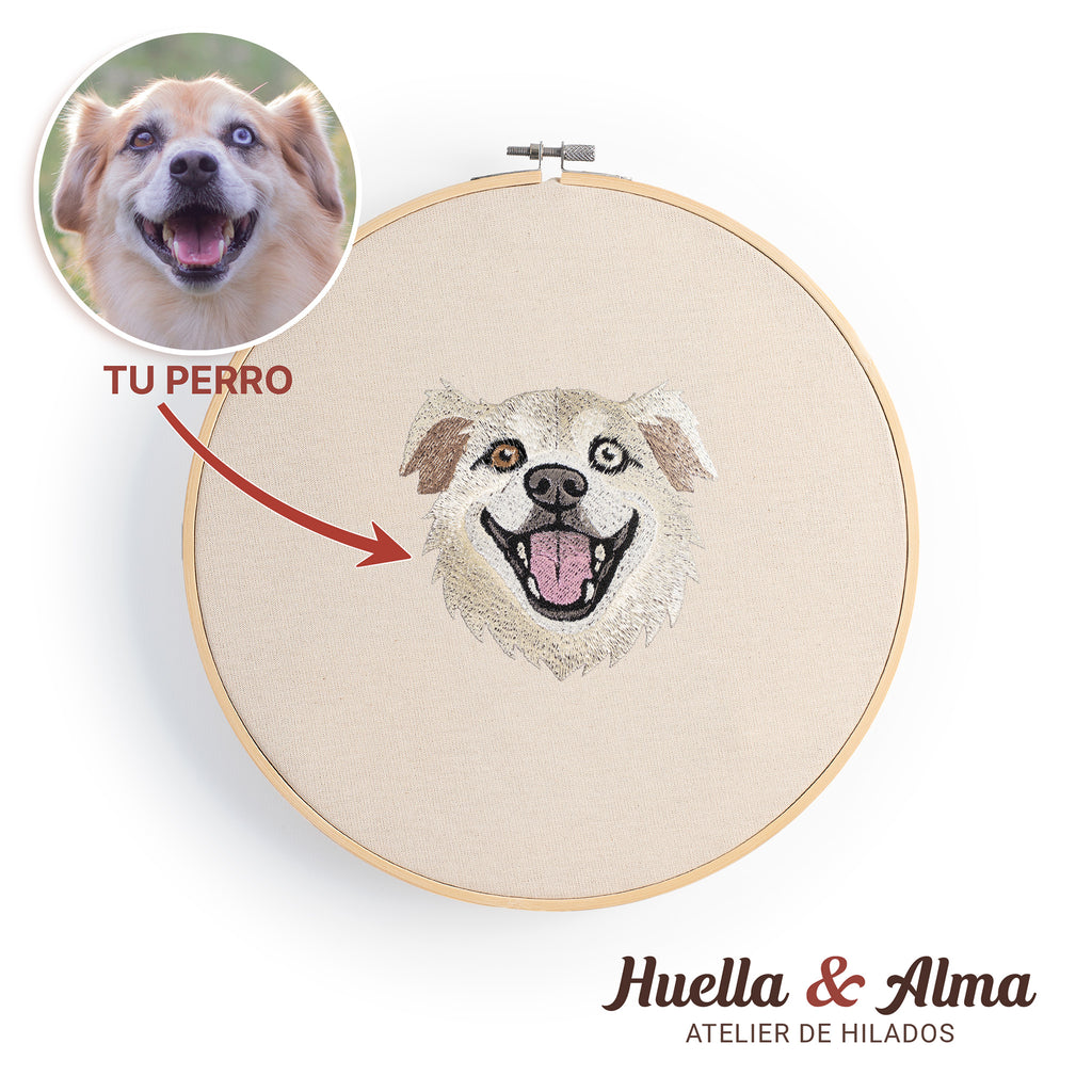 Bastidor Personalizado Recuerdo Mascota Bordado