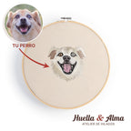 Bastidor Personalizado Recuerdo Mascota Bordado