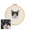 Bastidor Personalizado Recuerdo Mascota Bordado - Huella y Alma
