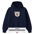 Buzo con capucha bordado M con tu mascota