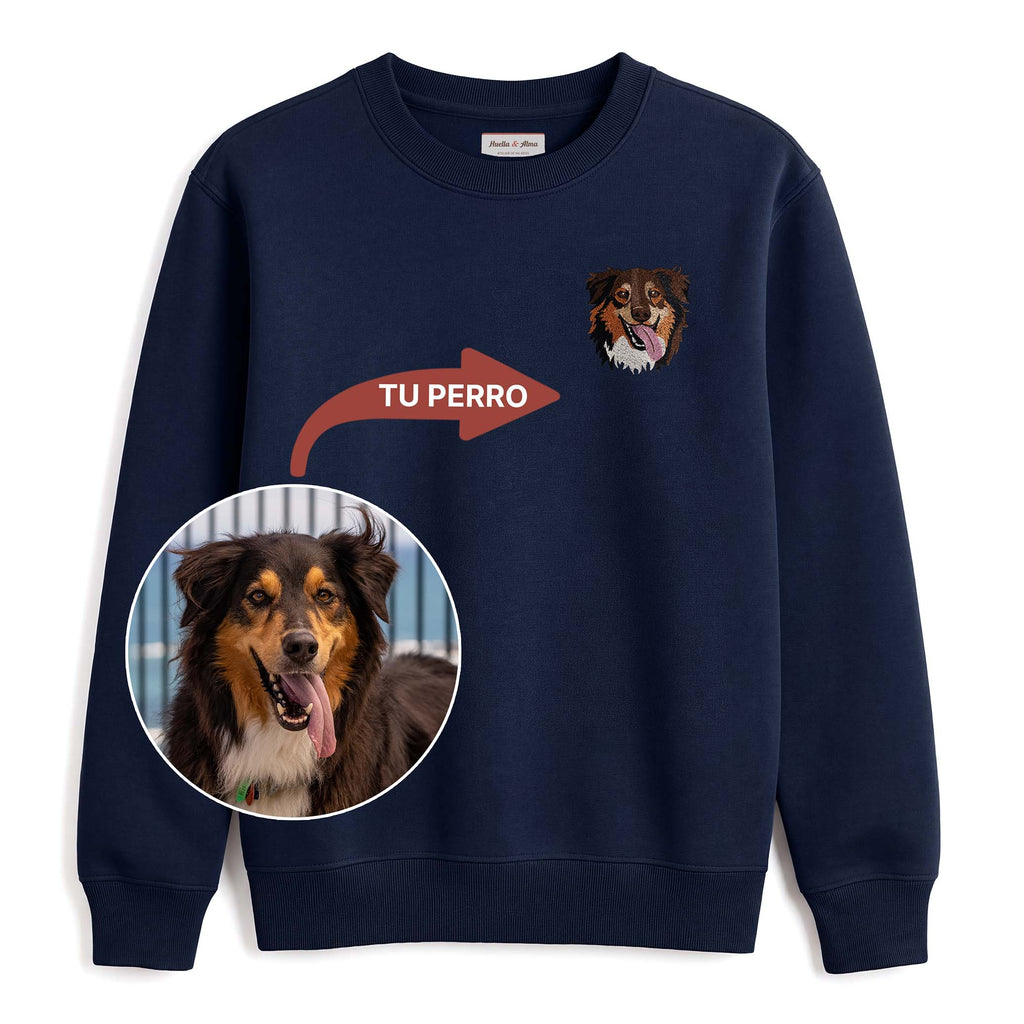 Buzo bordado personalizado con tu mascota