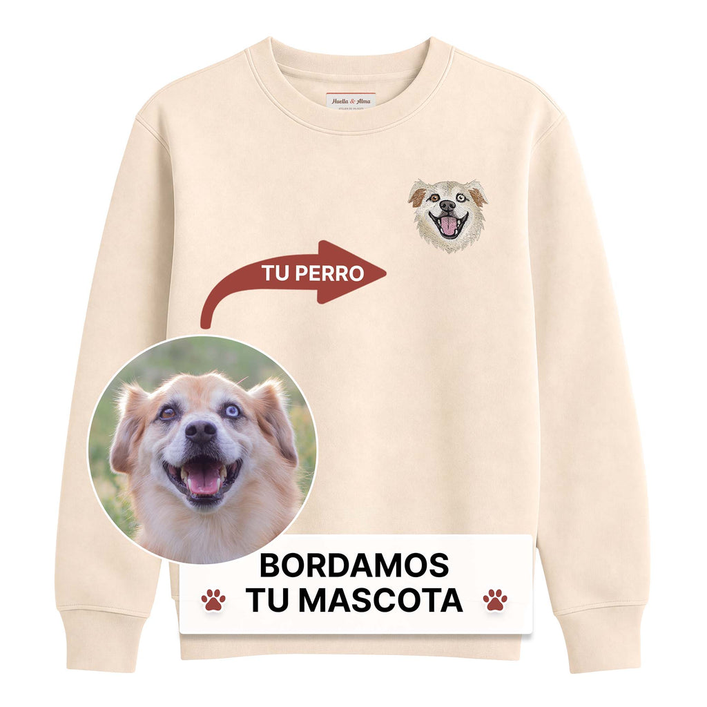 Buzo bordado personalizado con tu mascota