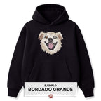 Buzo con capucha bordado L con tu mascota