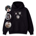 Buzo con capucha bordado con tu mascota