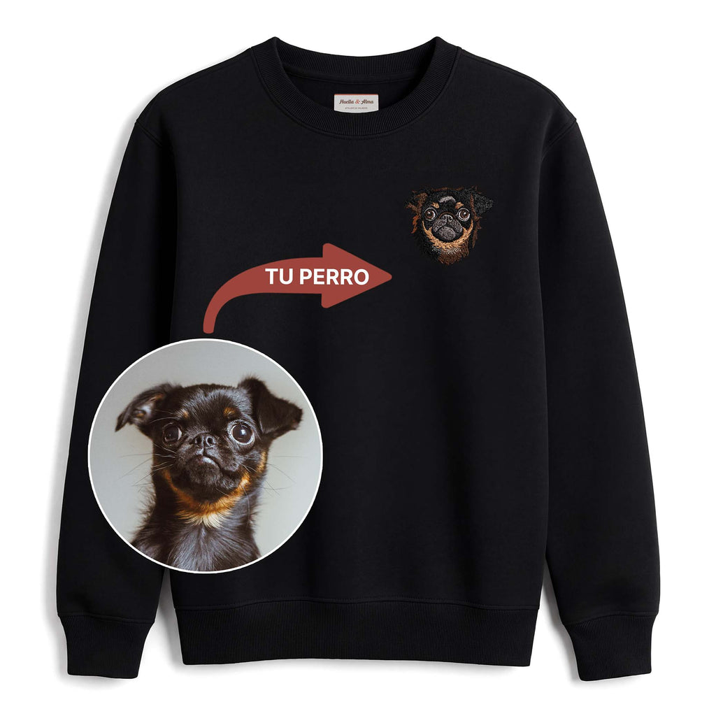 Buzo bordado personalizado con tu mascota