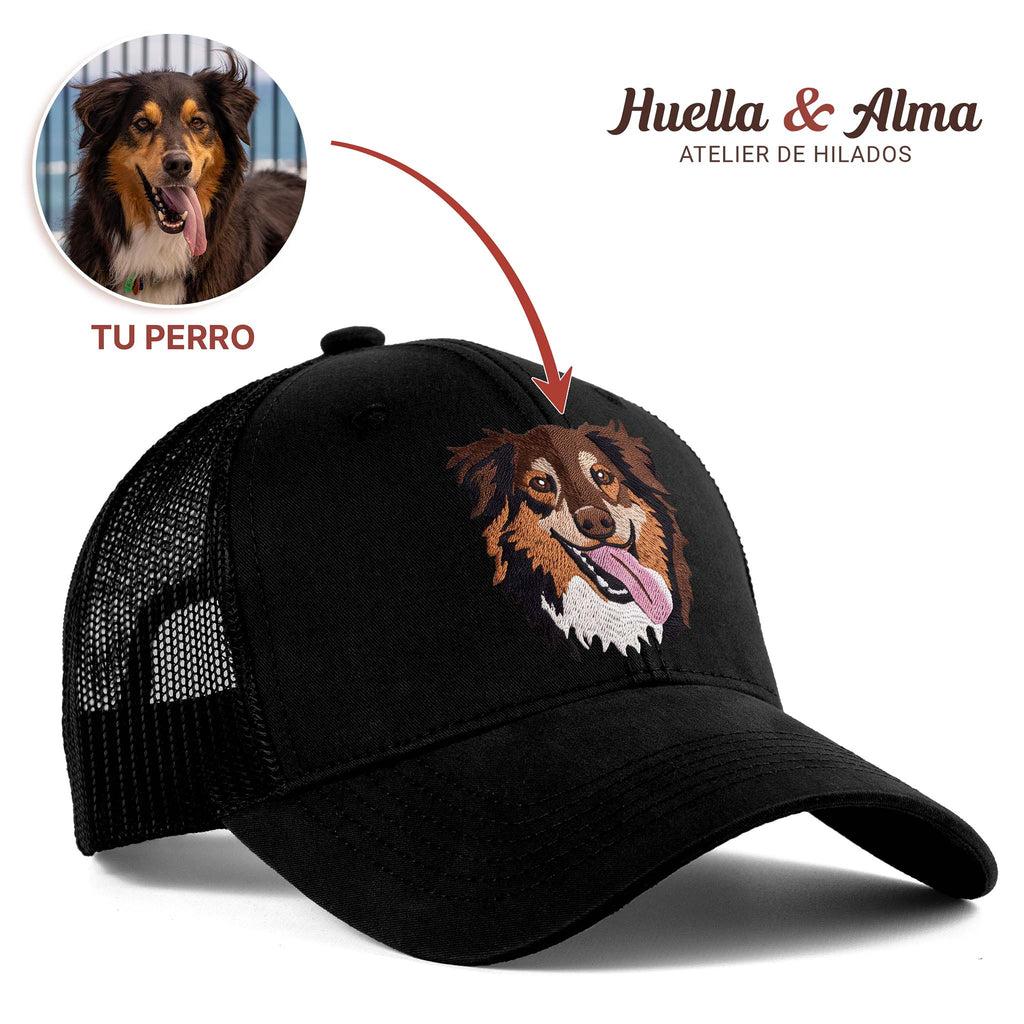 Gorra Trucker bordada personalizada con tu mascota