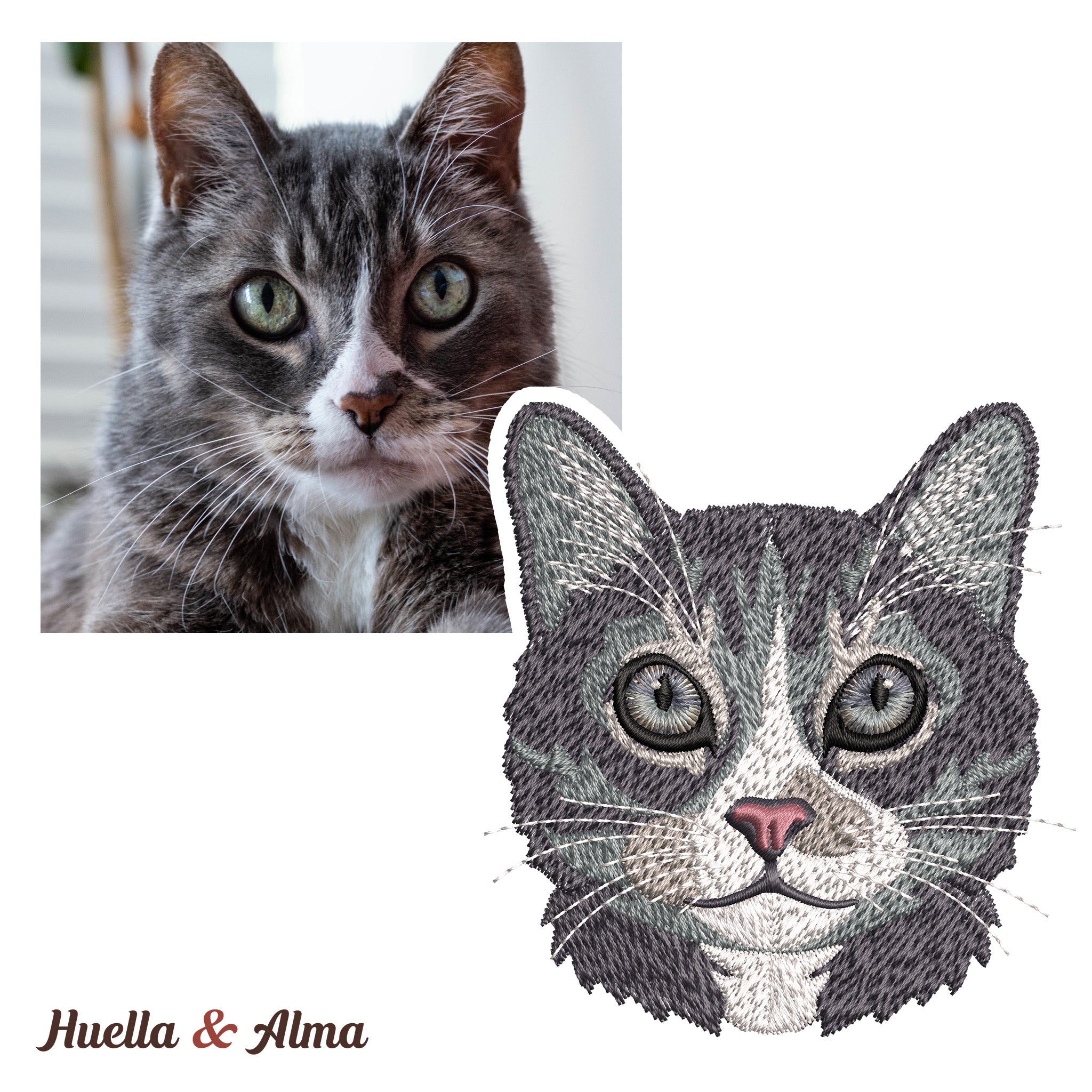 Buzo bordado personalizado con tu mascota - Huella y Alma