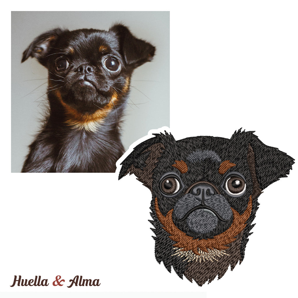 Musculosa bordada personalizada con tu perro - Huella y Alma