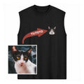 Musculosa bordada personalizada con tu gato - Huella y Alma