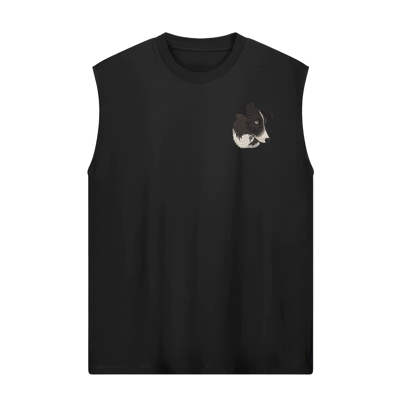 Musculosa bordada personalizada con perro o gato