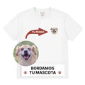 Remera bordada personalizada con tu mascota
