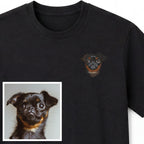 Remera bordada personalizada con tu mascota - Huella y Alma